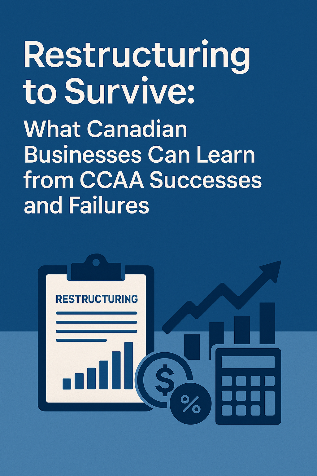 CCAA restructuring process graphic for Canadian Companies