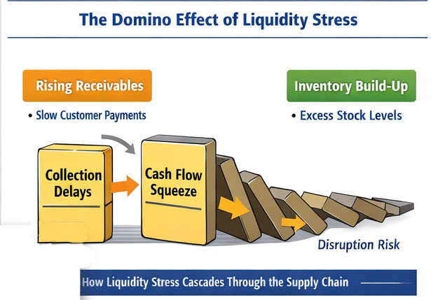 Working Capital Liquidity Stress Domino Effect