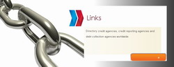 Directory of worldwide links to credit bureaus, credit reporting agencies, debt collection agencies