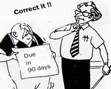Collecting receivables from large customers